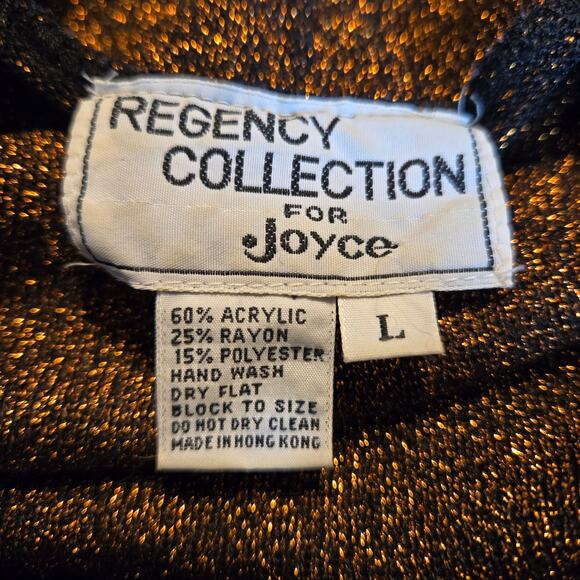 Regency Collection Copper Sparkle Large Women's Top Shirt Misses Size 12 14 - Picture 3 of 5